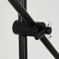 hofstein Lampadaire Camori Noir, 1 lumière