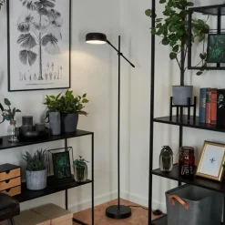 hofstein Lampadaire Camori Noir, 1 lumière