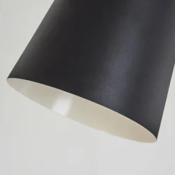 Lampes En Bois-hofstein Lampadaire Cerrizal Écru, Noir, 1 lumière