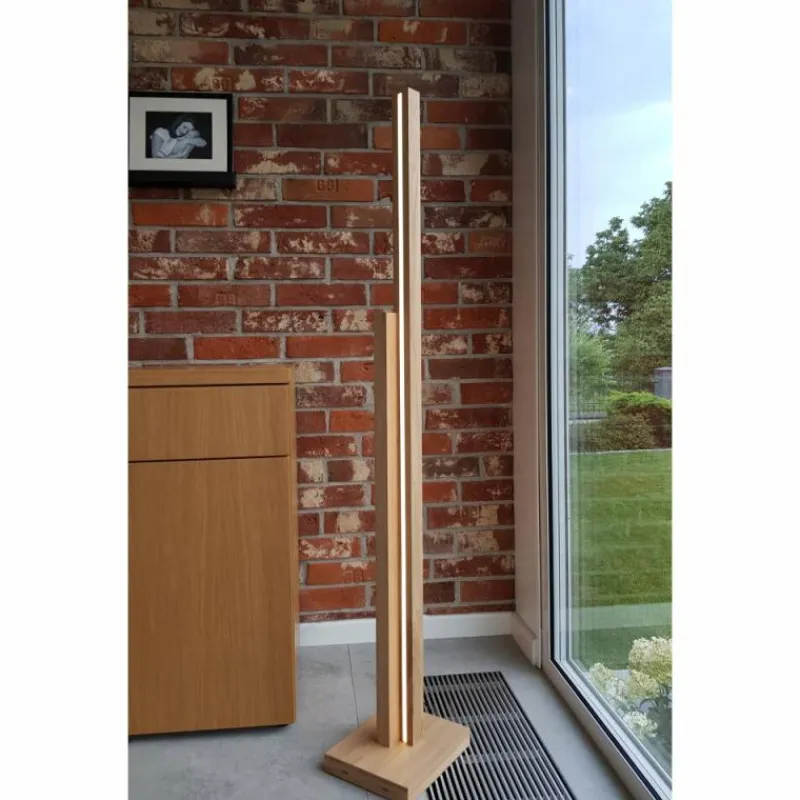 Luminaires Scandinaves-hofstein Lampadaire Chinchinales LED Écru, 1 lumière