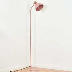 Luminaires Scandinaves-hofstein Lampadaire Chipou Rose, 1 lumière