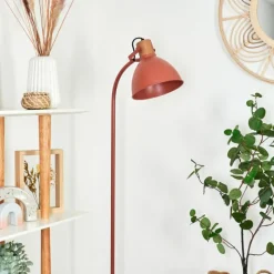 Style Boho-Chic-hofstein Lampadaire Chipou Rouille, 1 lumière