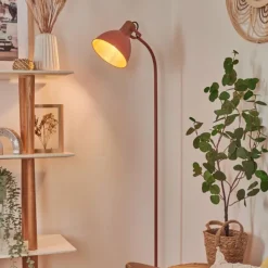 Style Boho-Chic-hofstein Lampadaire Chipou Rouille, 1 lumière