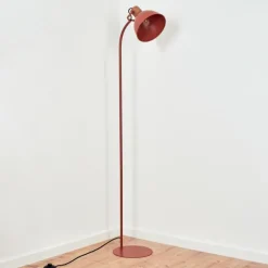 Style Boho-Chic-hofstein Lampadaire Chipou Rouille, 1 lumière