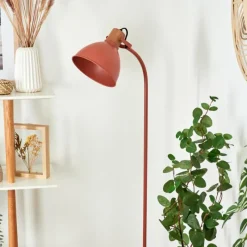 Style Boho-Chic-hofstein Lampadaire Chipou Rouille, 1 lumière