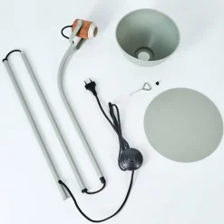 Luminaires Scandinaves-hofstein Lampadaire Chipou Vert, 1 lumière