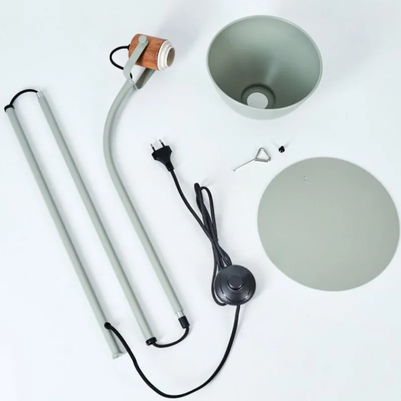 Luminaires Scandinaves-hofstein Lampadaire Chipou Vert, 1 lumière