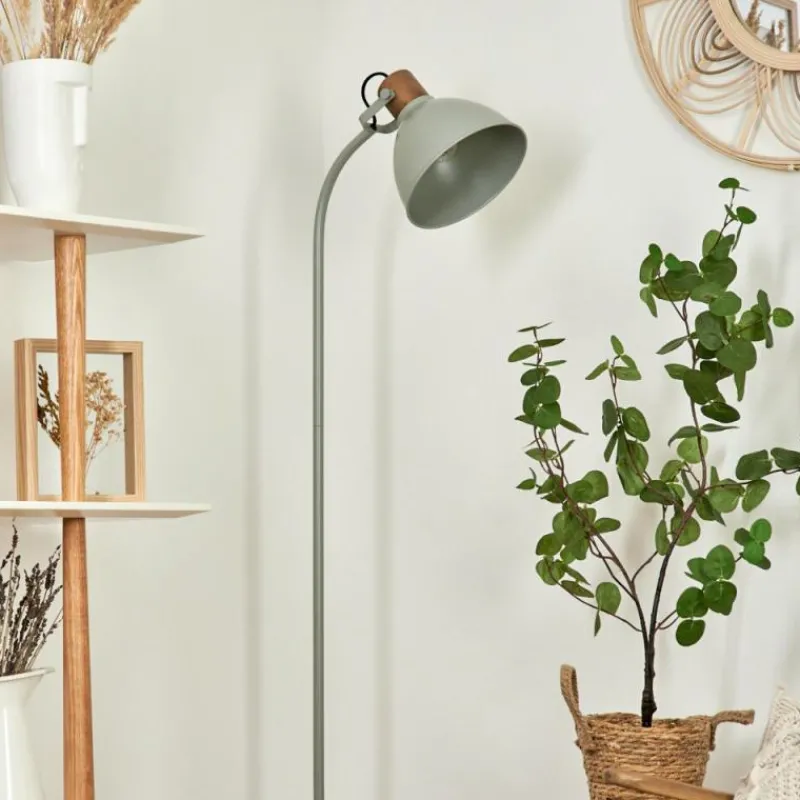Luminaires Scandinaves-hofstein Lampadaire Chipou Vert, 1 lumière