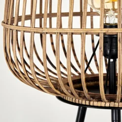 Luminaires Orientaux-hofstein Lampadaire Combeima Noir, 1 lumière