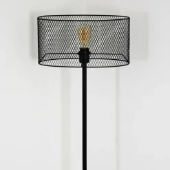 hofstein Lampadaire Conewago Noir, 1 lumière