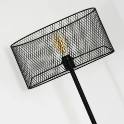 hofstein Lampadaire Conewago Noir, 1 lumière