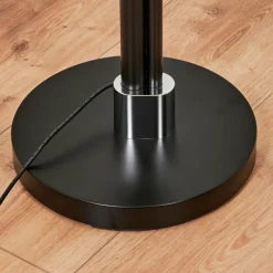 Lampes En Tissu-hofstein Lampadaire Coquimbito LED Noir, 1 lumière