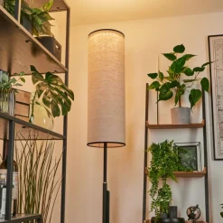 Lampes En Tissu-hofstein Lampadaire Coquimbito LED Noir, 1 lumière