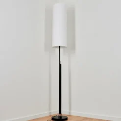 Lampes En Tissu-hofstein Lampadaire Coquimbito LED Noir, 1 lumière