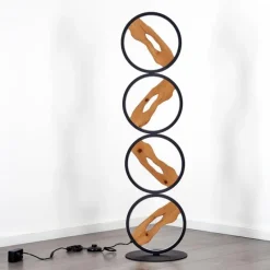 hofstein Lampadaire Cornol LED Écru, Noir, 1 lumière