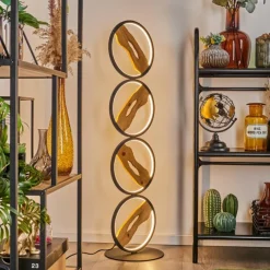 hofstein Lampadaire Cornol LED Écru, Noir, 1 lumière