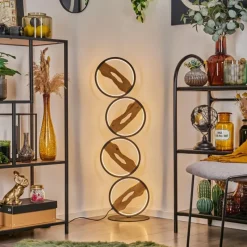 hofstein Lampadaire Cornol LED Écru, Noir, 1 lumière