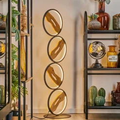 hofstein Lampadaire Cornol LED Écru, Noir, 1 lumière