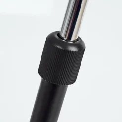 hofstein Lampadaire Corralcay Chrome, Noir, 1 lumière* Lampadaires Et Lampes Sur Pied