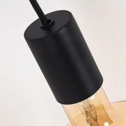 hofstein Lampadaire Cuyama Noir, 1 lumière* Lampadaires Et Lampes Sur Pied