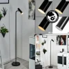 Luminaires Scandinaves-hofstein Lampadaire Dalheim LED Noir, 1 lumière