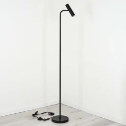 Luminaires Scandinaves-hofstein Lampadaire Dalheim LED Noir, 1 lumière
