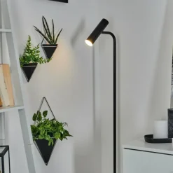 Luminaires Scandinaves-hofstein Lampadaire Dalheim LED Noir, 1 lumière