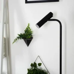 Luminaires Scandinaves-hofstein Lampadaire Dalheim LED Noir, 1 lumière