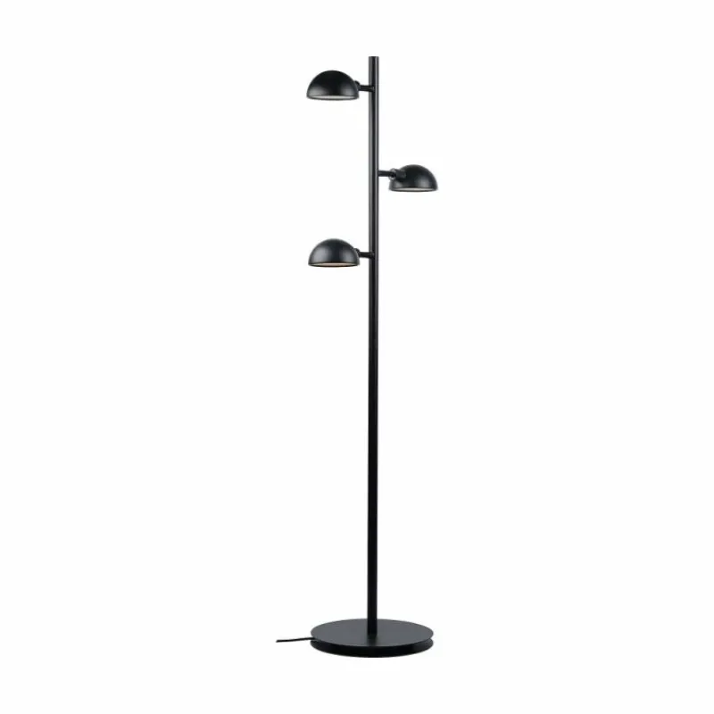 Design For The People by Nordlux Lampadaire NOMI Noir, 3 lumières* Lampadaires Et Lampes Sur Pied