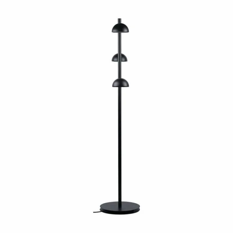 Design For The People by Nordlux Lampadaire NOMI Noir, 3 lumières* Lampadaires Et Lampes Sur Pied