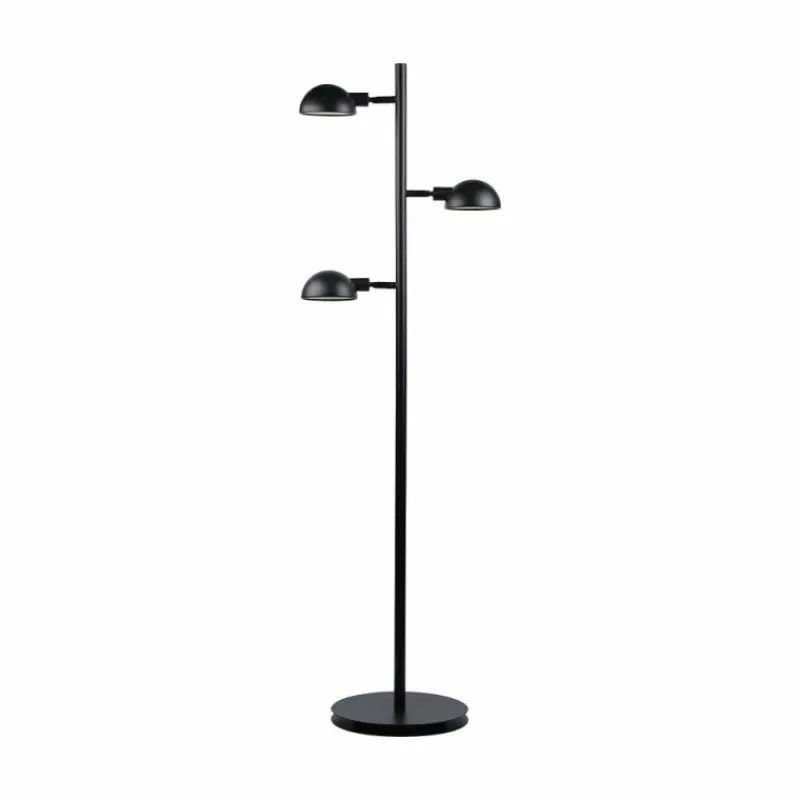 Design For The People by Nordlux Lampadaire NOMI Noir, 3 lumières* Lampadaires Et Lampes Sur Pied