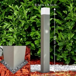 hofstein Lampadaire d'extérieur Algier LED Anthracite, 1 lumière