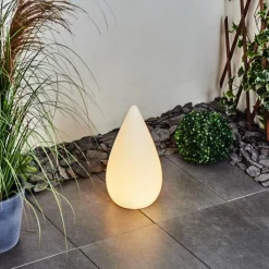 hofstein Lampadaire d'extérieur Bouilli LED Blanc, 1 lumière, Télécommandes, Changeur de couleurs