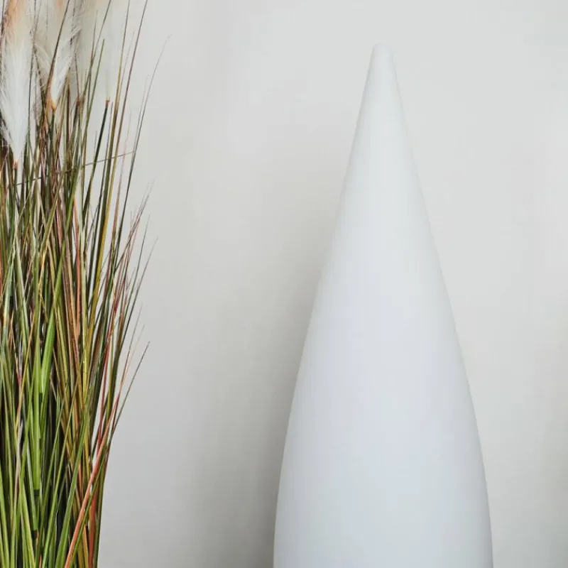 hofstein Lampadaire d'extérieur Bouilli LED Blanc, 1 lumière, Télécommandes, Changeur de couleurs