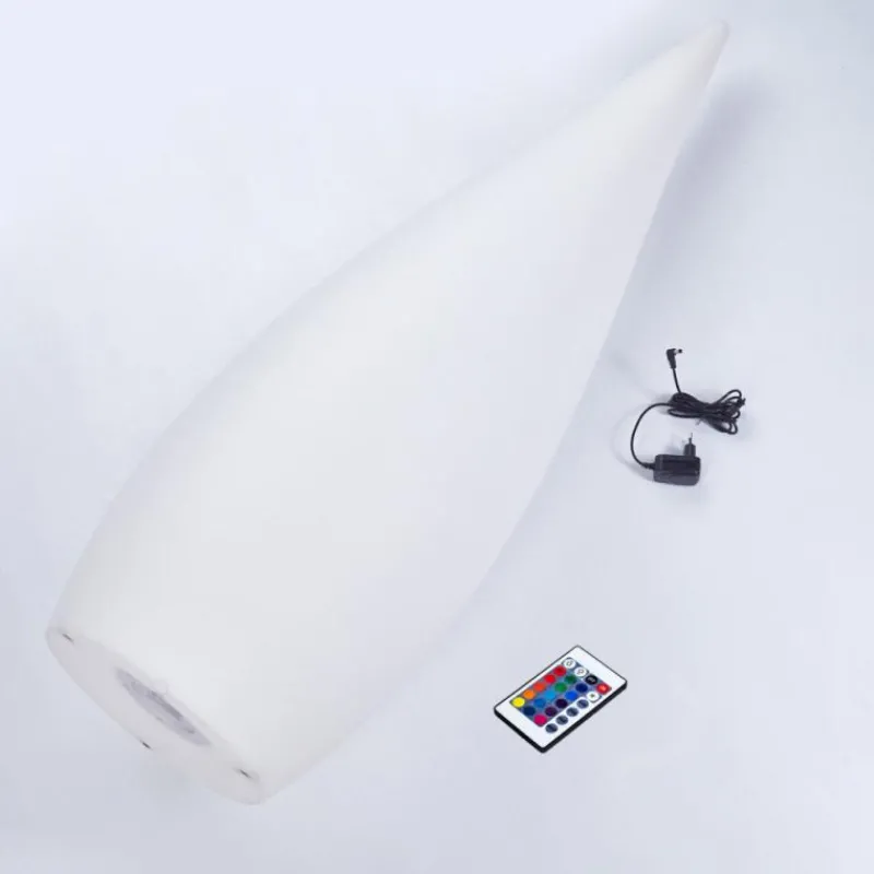 hofstein Lampadaire d'extérieur Bouilli LED Blanc, 1 lumière, Télécommandes, Changeur de couleurs