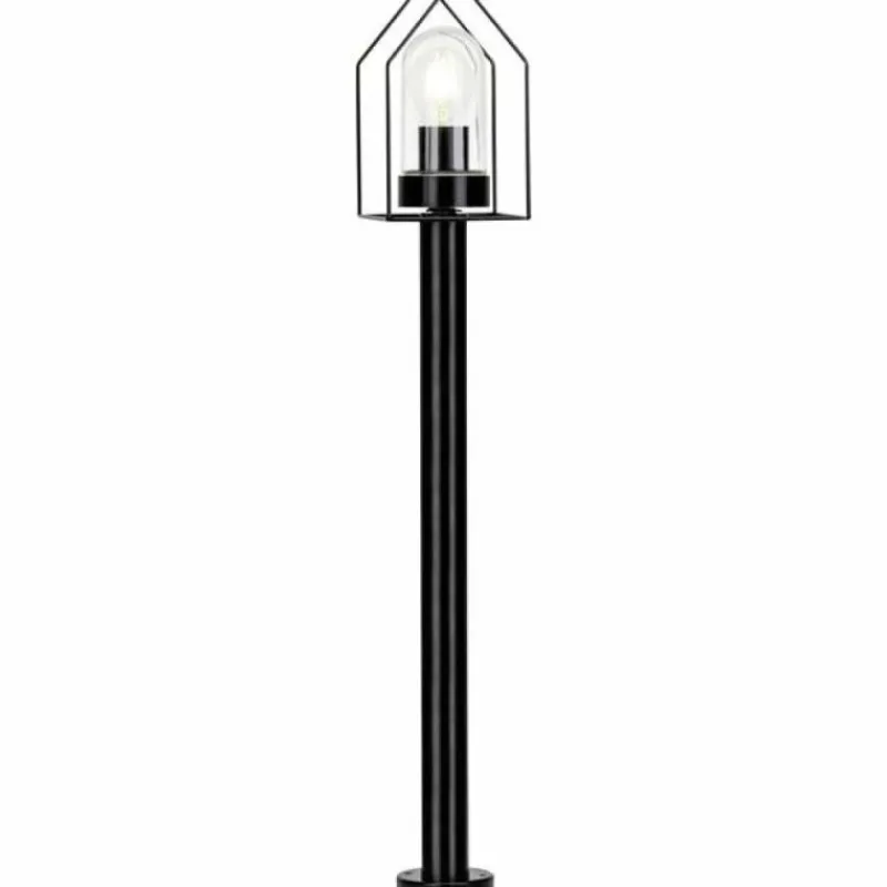 Luminaires Brilliant Lampadaire d'extérieur Brilliant Home Noir, 1 lumière