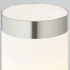 Luminaires Brilliant Lampadaire d'extérieur Brilliant Leigh Argenté, 1 lumière, Détecteur de mouvement