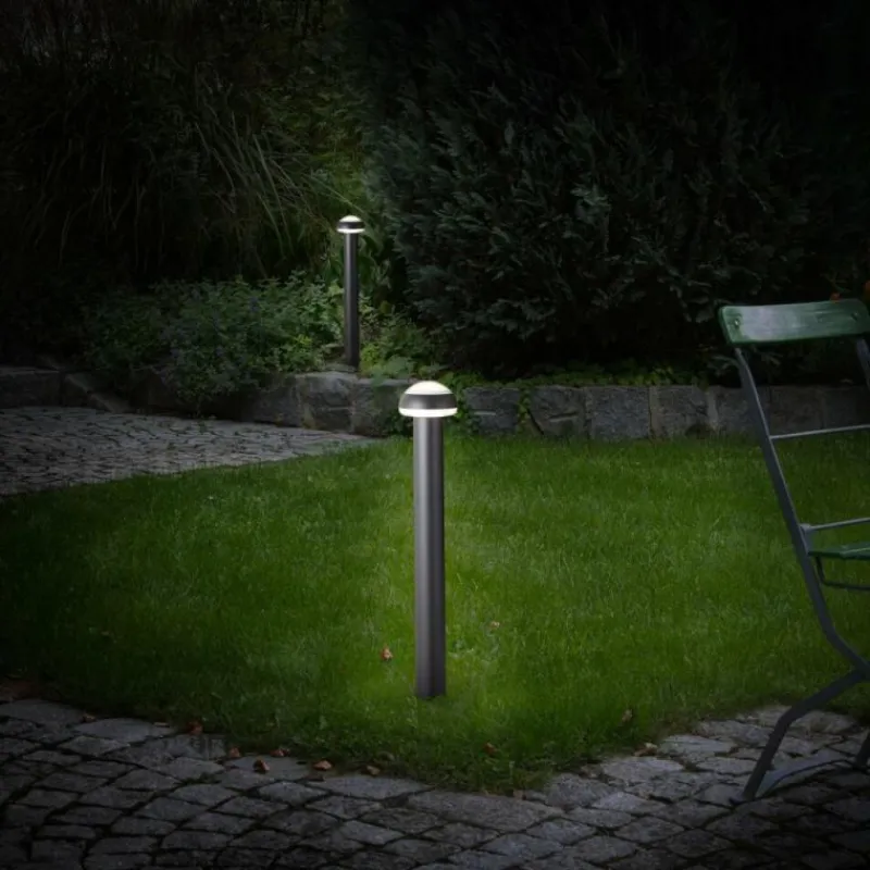 Luminaires Brilliant Lampadaire d'extérieur Brilliant Ilton LED Noir, 1 lumière