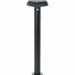 Luminaires Brilliant Lampadaire d'extérieur Brilliant Alvero LED Noir, 1 lumière, Détecteur de mouvement