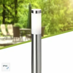 Luminaires Brilliant Lampadaire d'extérieur Brilliant Chorus Acier inoxydable, 1 lumière