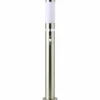 Luminaires Brilliant Lampadaire d'extérieur Brilliant Bole Acier inoxydable, 1 lumière, Détecteur de mouvement