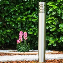 hofstein Lampadaire d'extérieur Dakar Acier inoxydable, 1 lumière