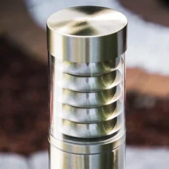 hofstein Lampadaire d'extérieur Dakar Acier inoxydable, 1 lumière