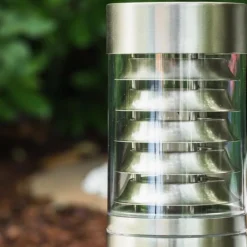 hofstein Lampadaire d'extérieur Dakar Acier inoxydable, 1 lumière