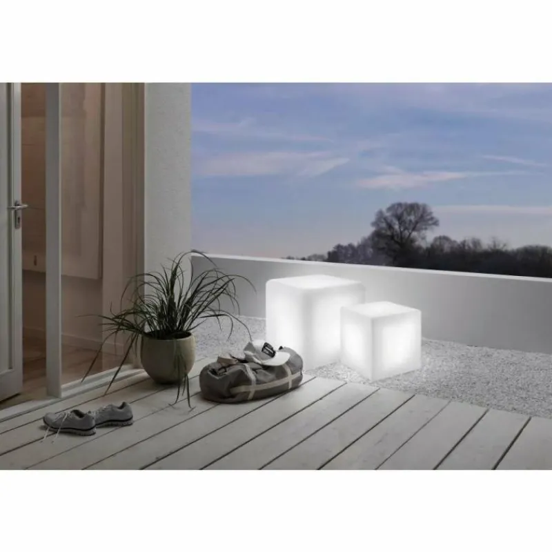 Luminaires Eglo Lampadaire d'extérieur Eglo BOTTONA Blanc, 1 lumière