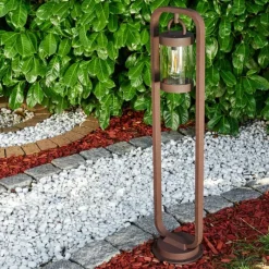 hofstein Lampadaire d'extérieur Fulham Rouille, 1 lumière