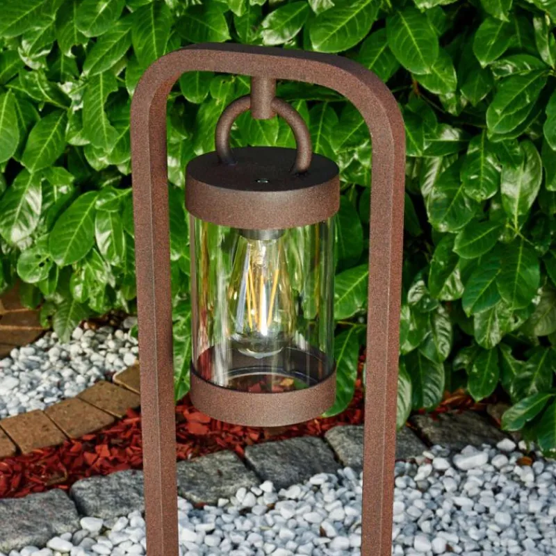 hofstein Lampadaire d'extérieur Fulham Rouille, 1 lumière