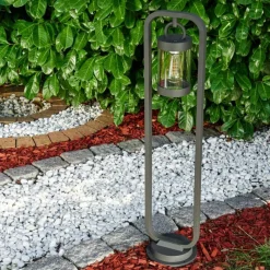 hofstein Lampadaire d'extérieur Fulham Anthracite, 1 lumière