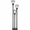 Luminaires Globo Lighting Lampadaire d'extérieur Globo HORACE Noir, 3 lumières