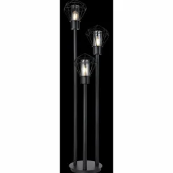 Luminaires Globo Lighting Lampadaire d'extérieur Globo HORACE Noir, 3 lumières